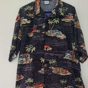Mens classic cars Hawaiian style shirt xl chest 50